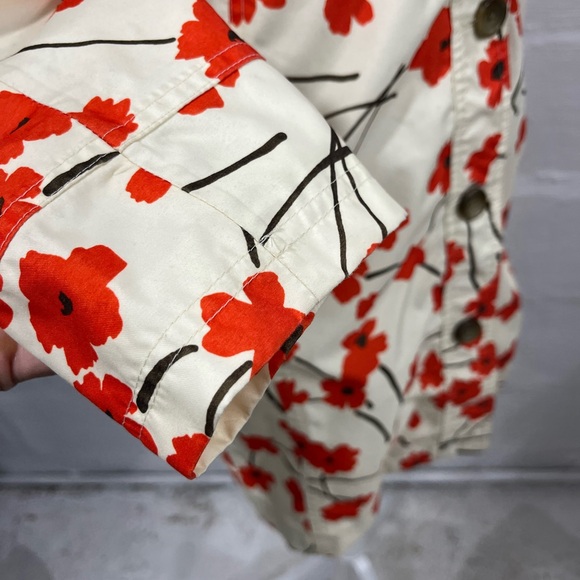 LANDS' END FLORAL POPPY RAIN COAT - Picture 11 of 16